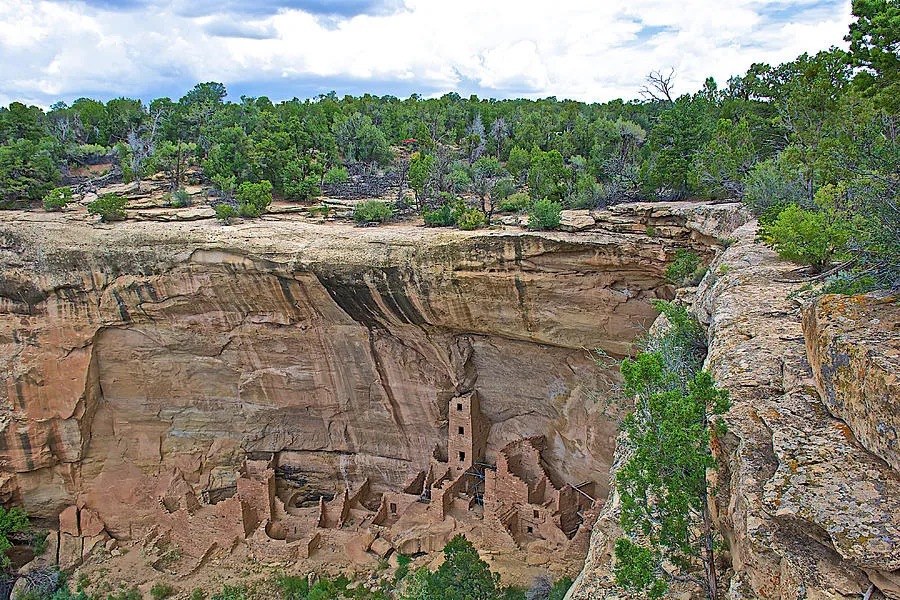 Square Tower House Overlook