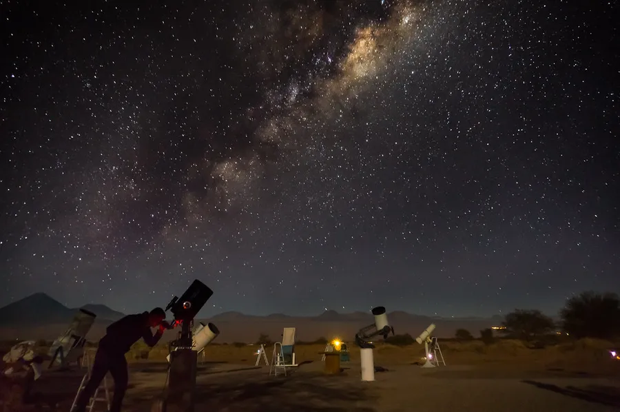 Stargazing in the Desert at Desert Camp
