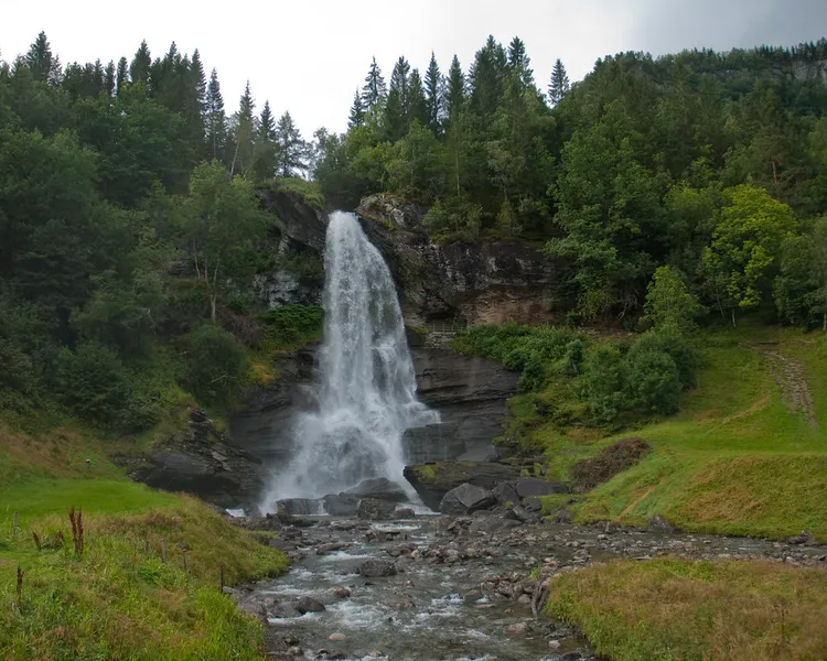 Steinsdalsfossen Waterfall