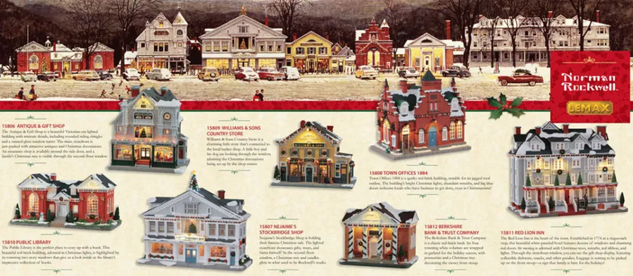 Stockbridge Main Street at Christmas