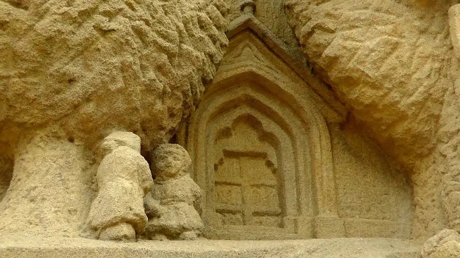 Stone figure near Savinac Monastery