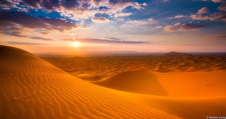 Sunrise in the Desert