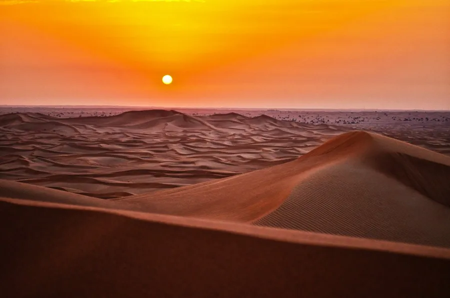 Sunrise in the Desert at Desert Camp