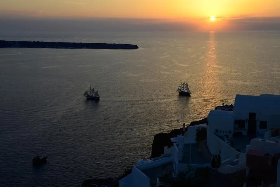 Sunset in Oia