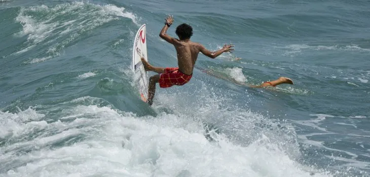 Surfing in Ayampe