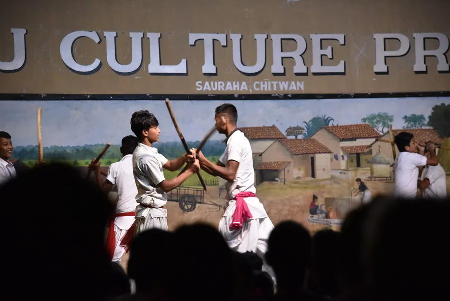 Tharu Cultural Program at Chitwan National Park