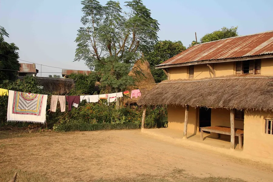 Tharu Village Visit at Chitwan National Park