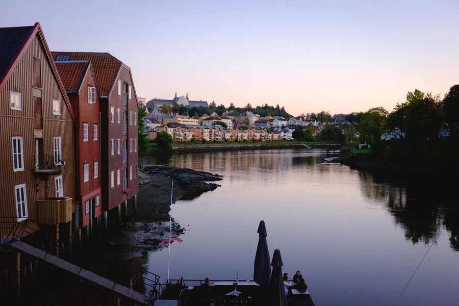 Vikøyri town center