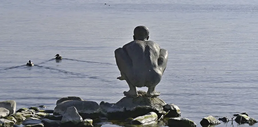 Water Man Sculpture